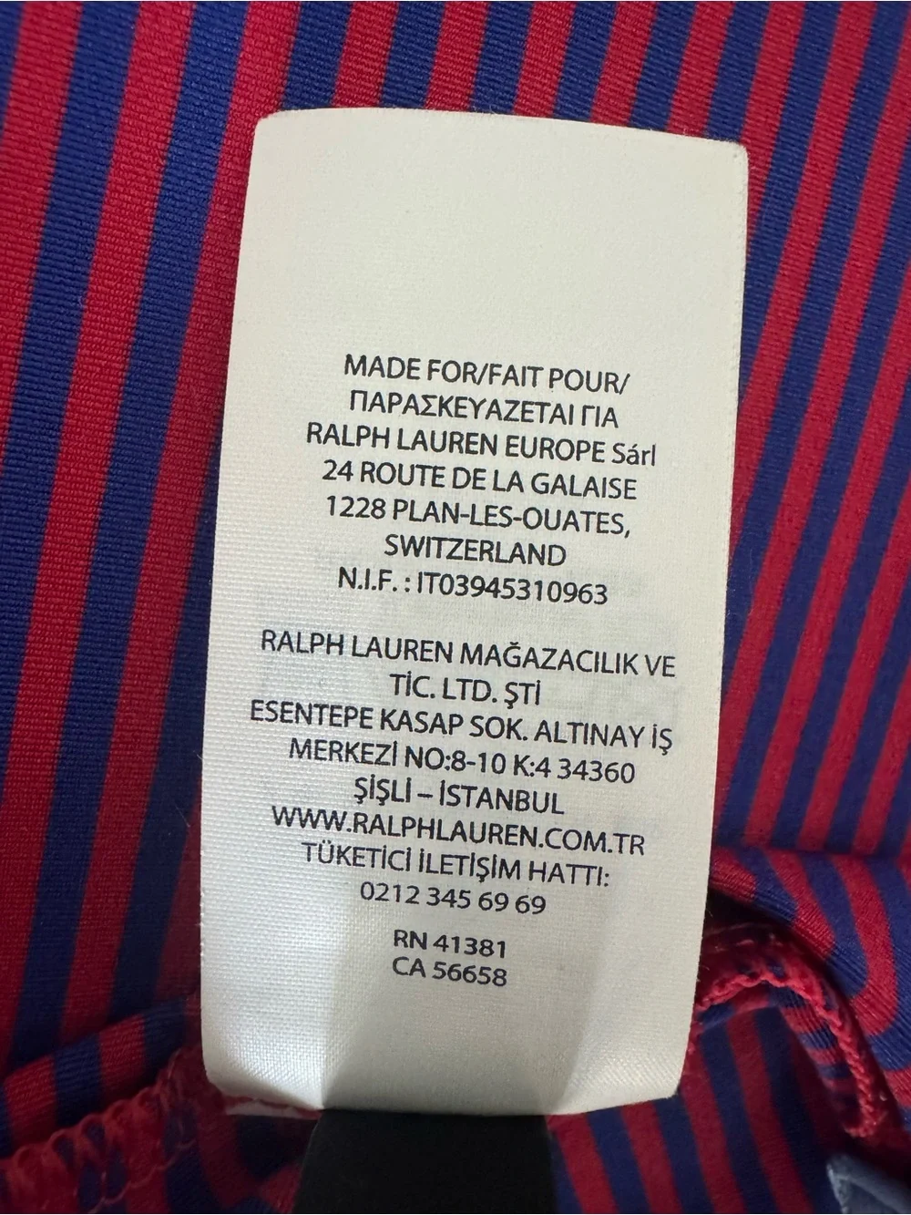 Ralph Lauren RLX Men's Purple & Pink Striped Polo